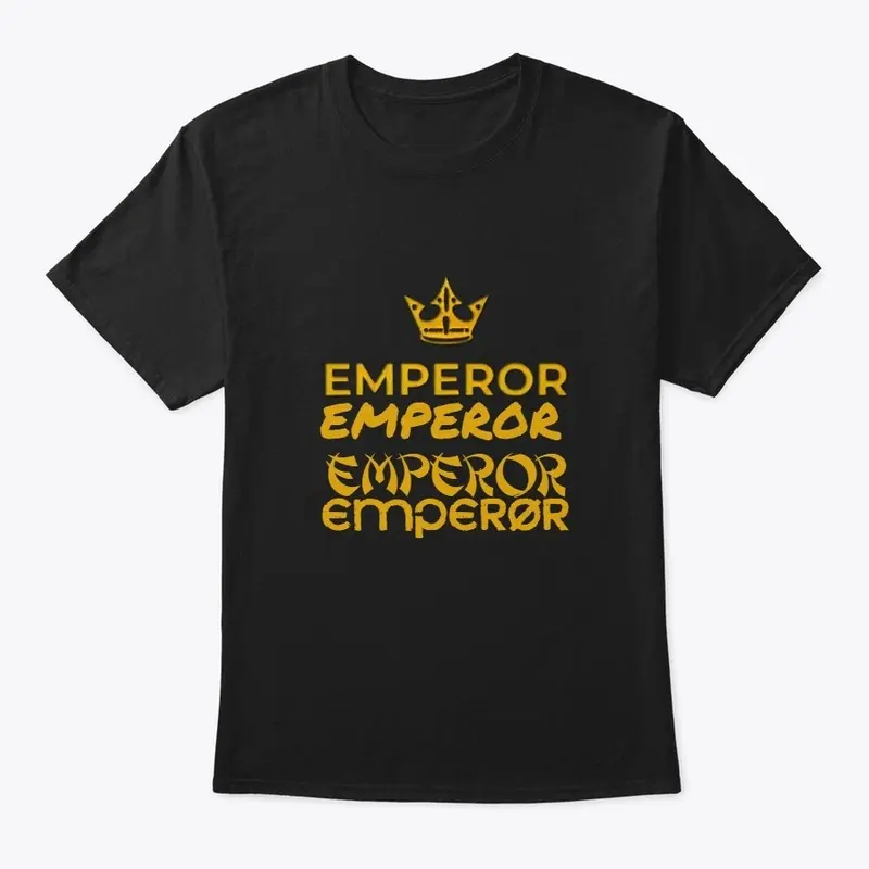 EMPEROR different fonts t-shirt 